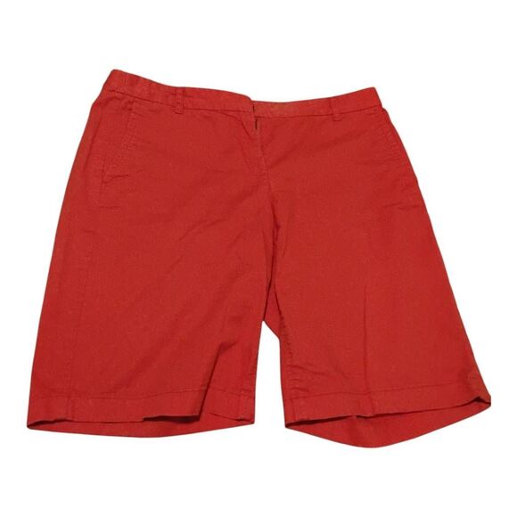J.Crew Pants - J. Crew Women's Red Cotton Shorts Size 6